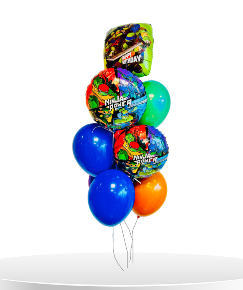 Ninja Turtle Balloon Bunch