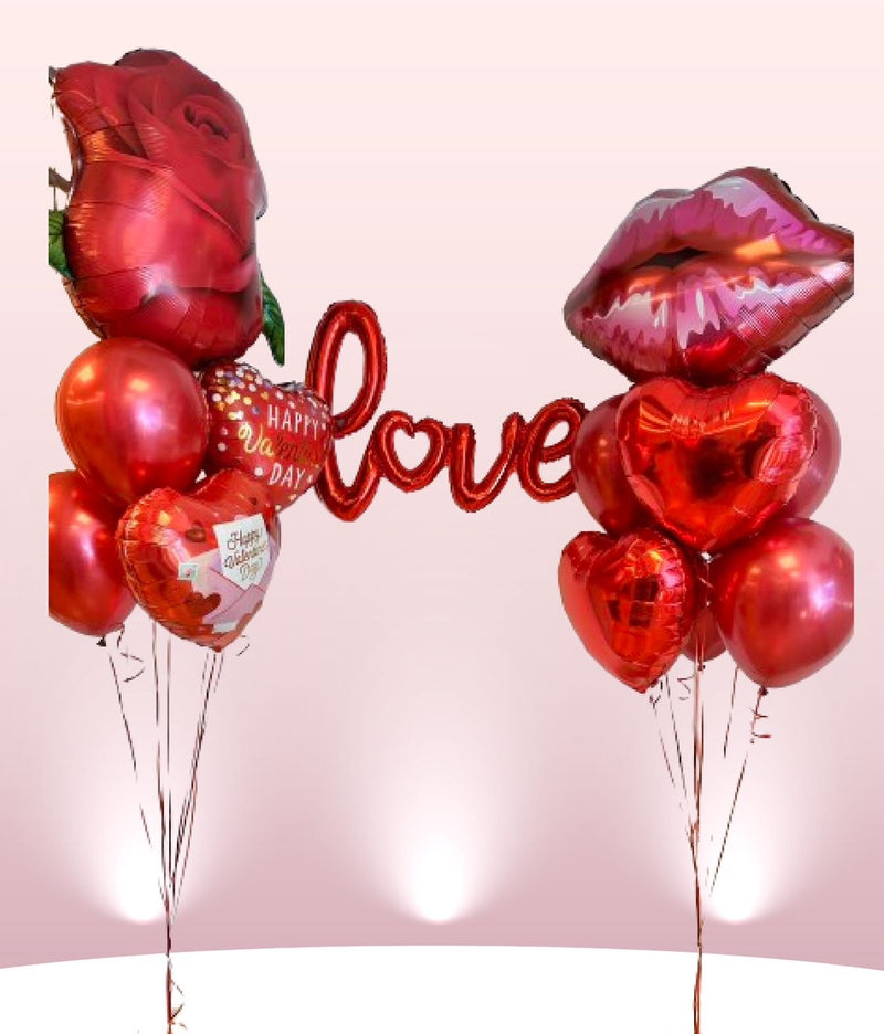 Romantic and Love Balloon Bunch Set