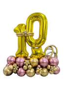 Customize Number Balloon Arrangement