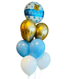 It's a Boy Blue Balloon Bunch