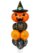 Pumpkin Witch Balloon Bunch