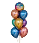 Rainbow Birthday Balloon Bunch