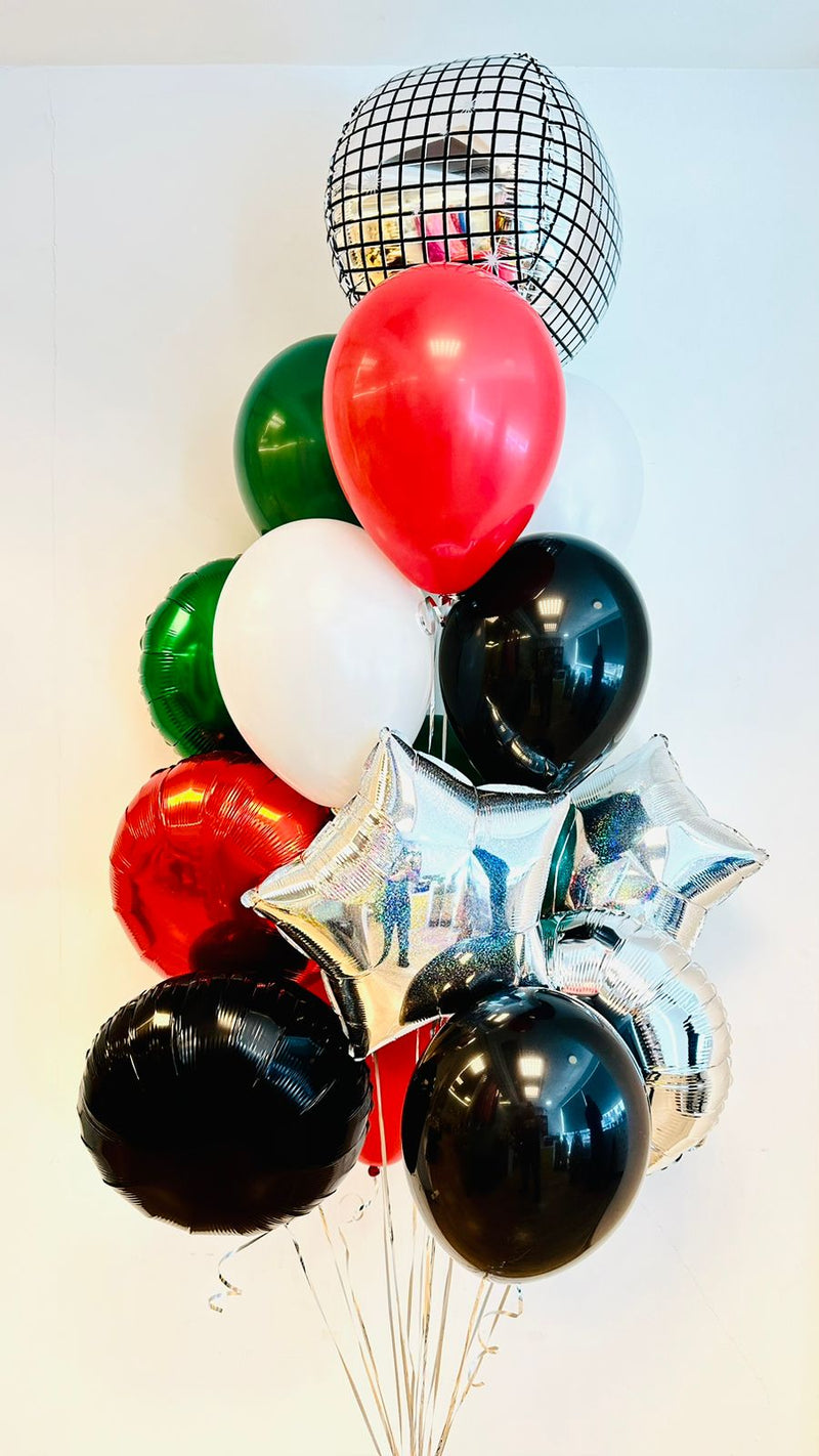 UAE Sparkling Balloon Bunch