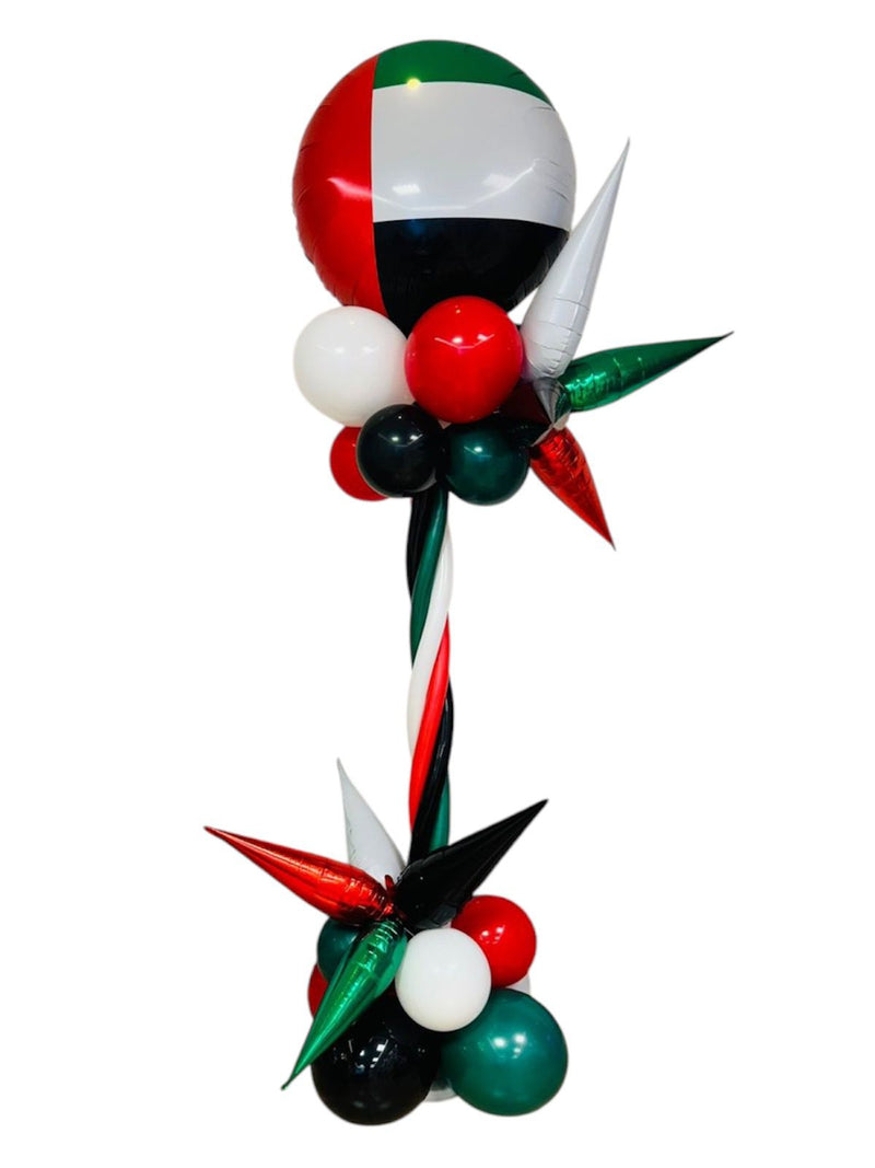 UAE National Day Balloon Pillar