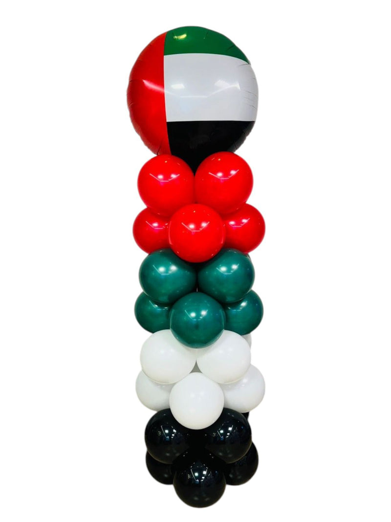 UAE National Day Cluster Balloon Pillar