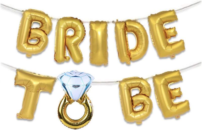 Bride to Be Gold Banner