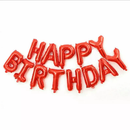 Red Happy Birthday Banner