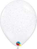 Clear Latex Star Round Balloon