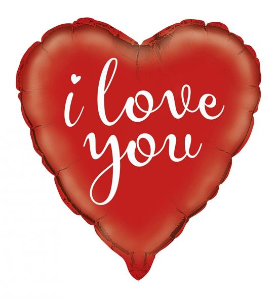 I LOVE YOU Heart Shape Foil Balloon 18inch