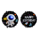 Astronaut 2 sides Birthday Balloon