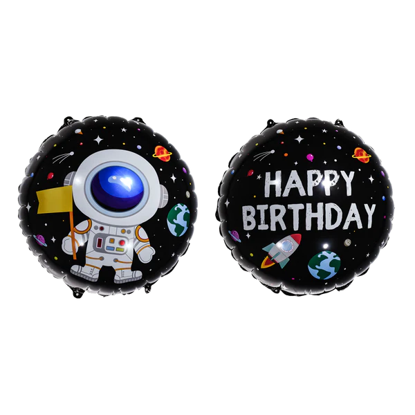 Astronaut 2sides Birthday Balloon