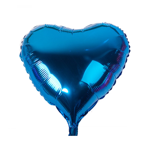 blue heart shaped balloon