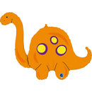 Brontosaurus orange Balloon