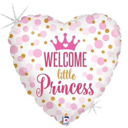 Welcome Baby Princess Balloon - 18inch