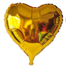 Gold Heart Shaped Balloon