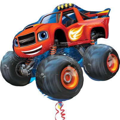 BLAZE Balloon | Monster Machine Balloons | Monster Truck Foil Balloons ...