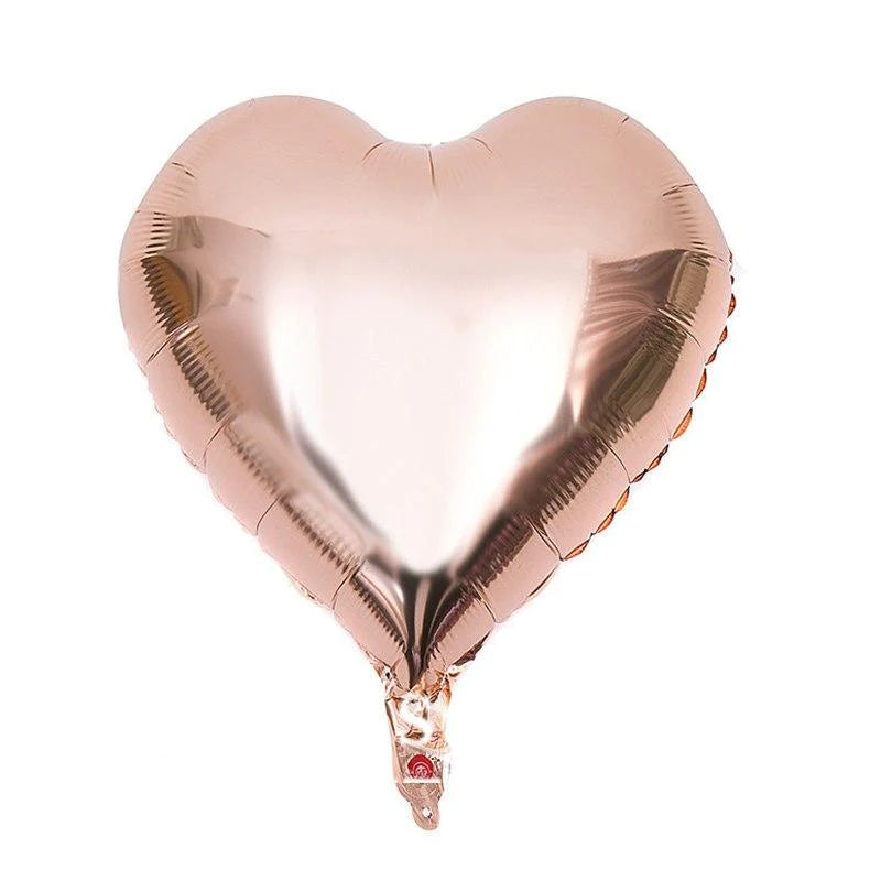Rose Gold Heart Shaped Balloon