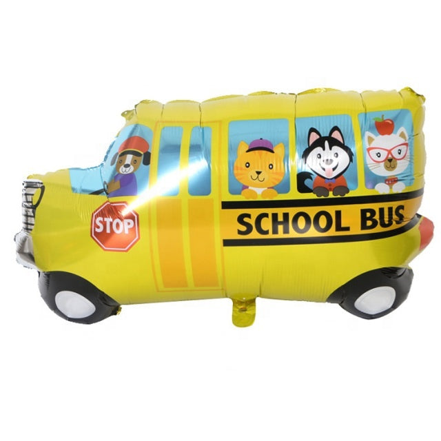 School Bus Supershape Balloon