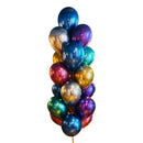 chrome balloon bunch