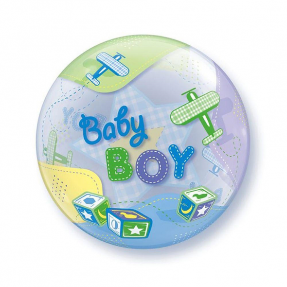 Airplane Baby Boy Balloon - 22inch