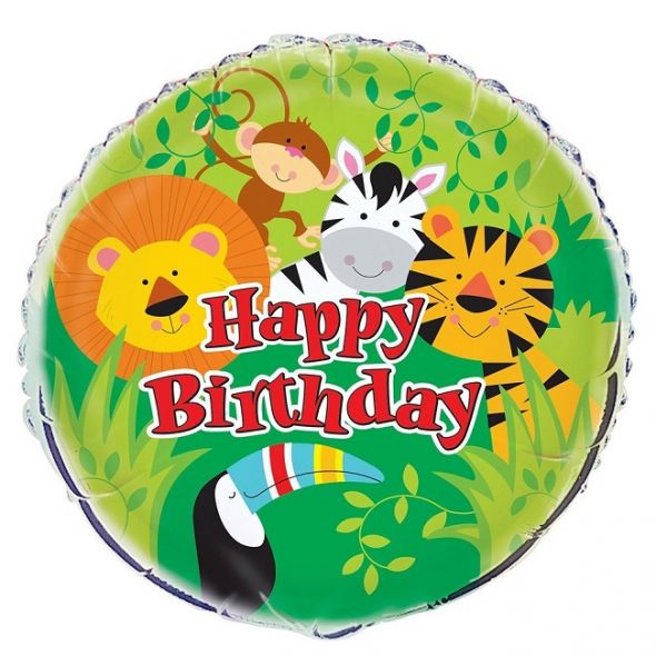 Animal Jungle Foil Balloon