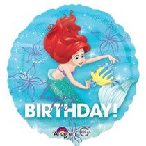 disney ariel happy birthday balloon