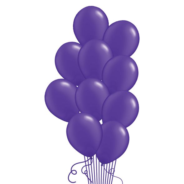 Violet Balloon Bunch