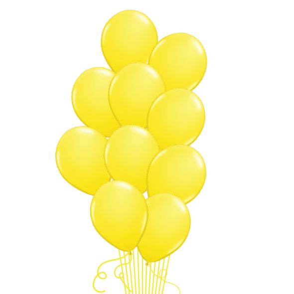 Yellow Balloon Bunch