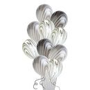 Marbleized Black & White Bunch