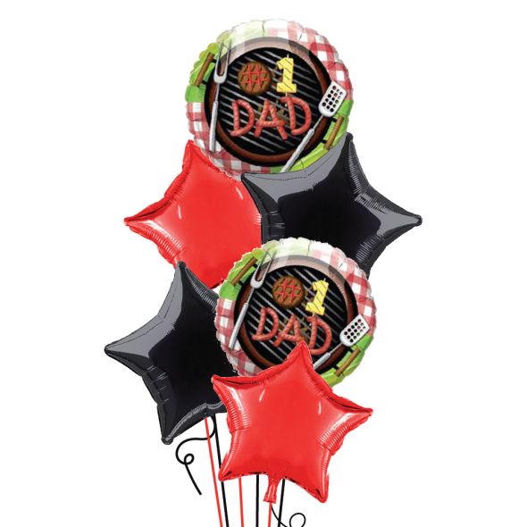 Star Father’s Day Balloon Bunch