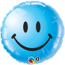 blue smiley balloon