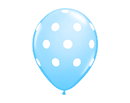 Blue & White Polka Dots Balloon