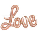 Rose Gold LOVE Letter Balloon Banner