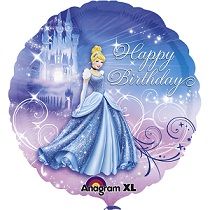 Cinderella Happy Birthday Balloon