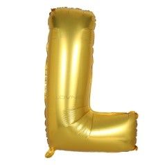 Gold Letter L Balloon