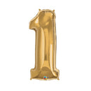 Gold Number 1 Balloon
