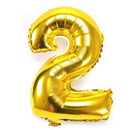 Gold Number 2 Balloon