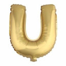 Gold U Balloon