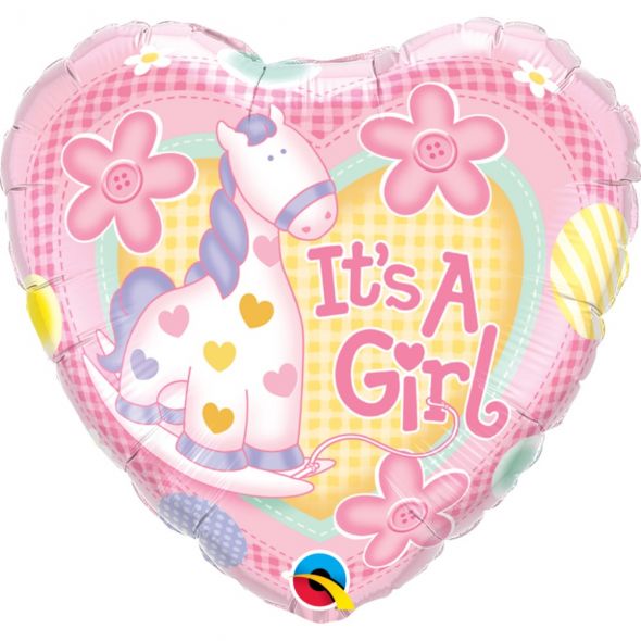 ‘It’s a Girl’ Pony Balloon
