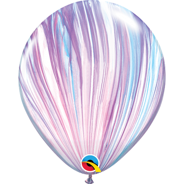 Purple & Blue Marbles Balloon