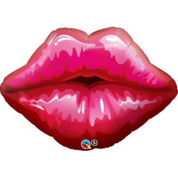 Red Pouted Lips Balloon