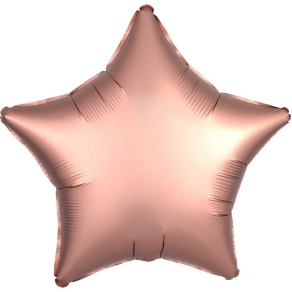 Rose Gold Star Shaped Balloon