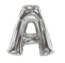 Silver Letter A Balloon