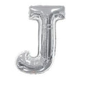 Silver Letter J Balloon