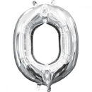 Silver Letter O Balloon