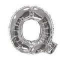 Silver Letter Q Balloon