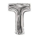 Silver Letter T Balloon